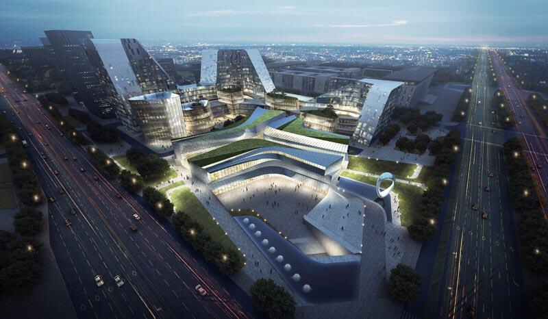cbd core area in xi'an new district 西咸新区cbd核心区城市设计及