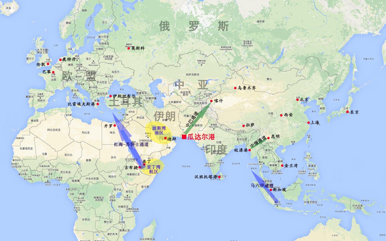 巴基斯坦当地时间3月7日首艘集装箱班轮停靠瓜达尔港.